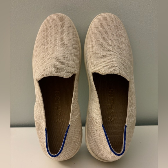 Rothy’s womens slip on sneakers GUC Limited Edition Ivory Houndstooth Sz 10 1/2 - Picture 12 of 12